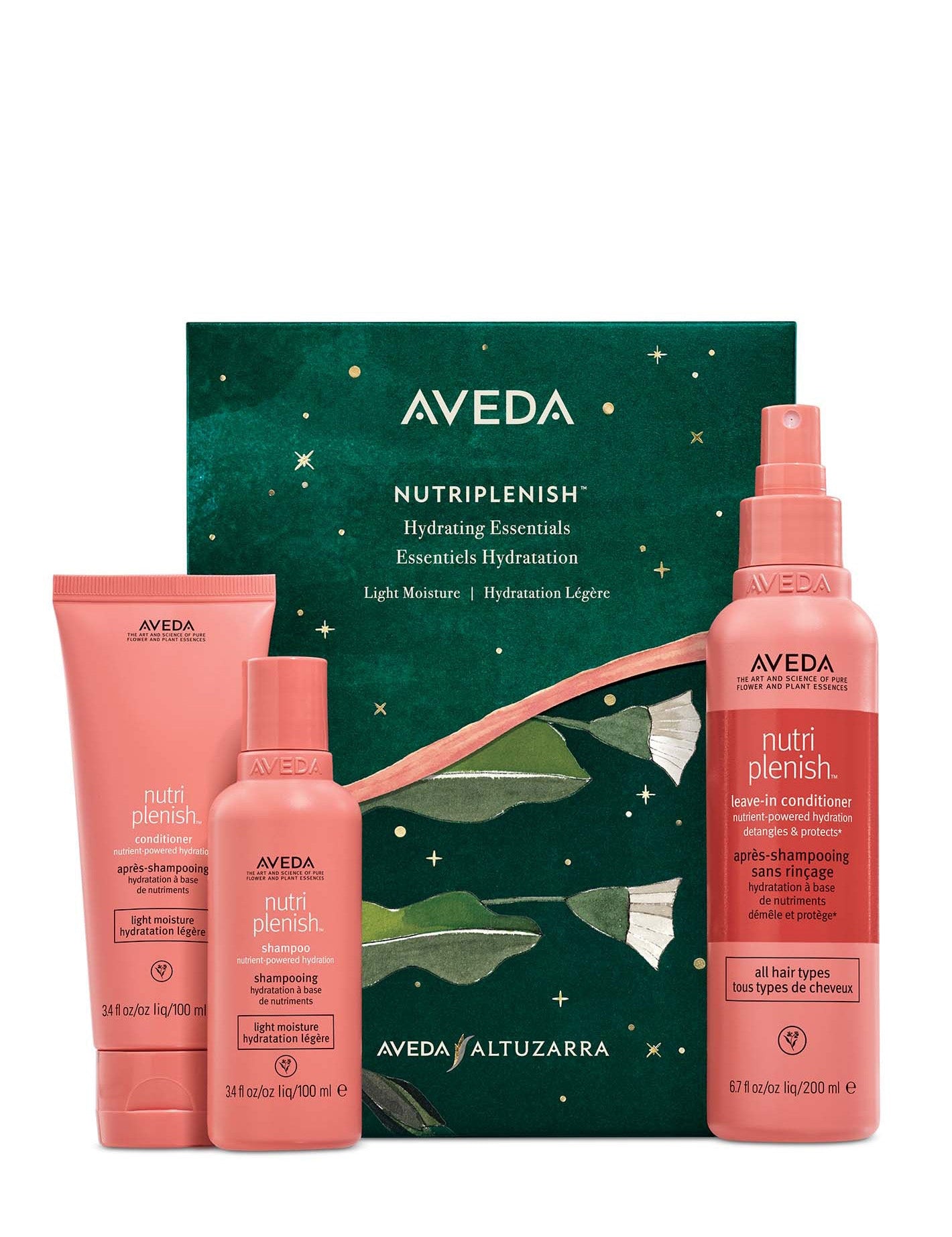 Aveda Nutriplenish™ Hydrating Essentials: Light Moisture Gift Set - Blossom Hair & Fashion