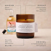 Exklusive Duftkerze – Aromatischer Roggen Whiskey - Blossom Hair & Fashion