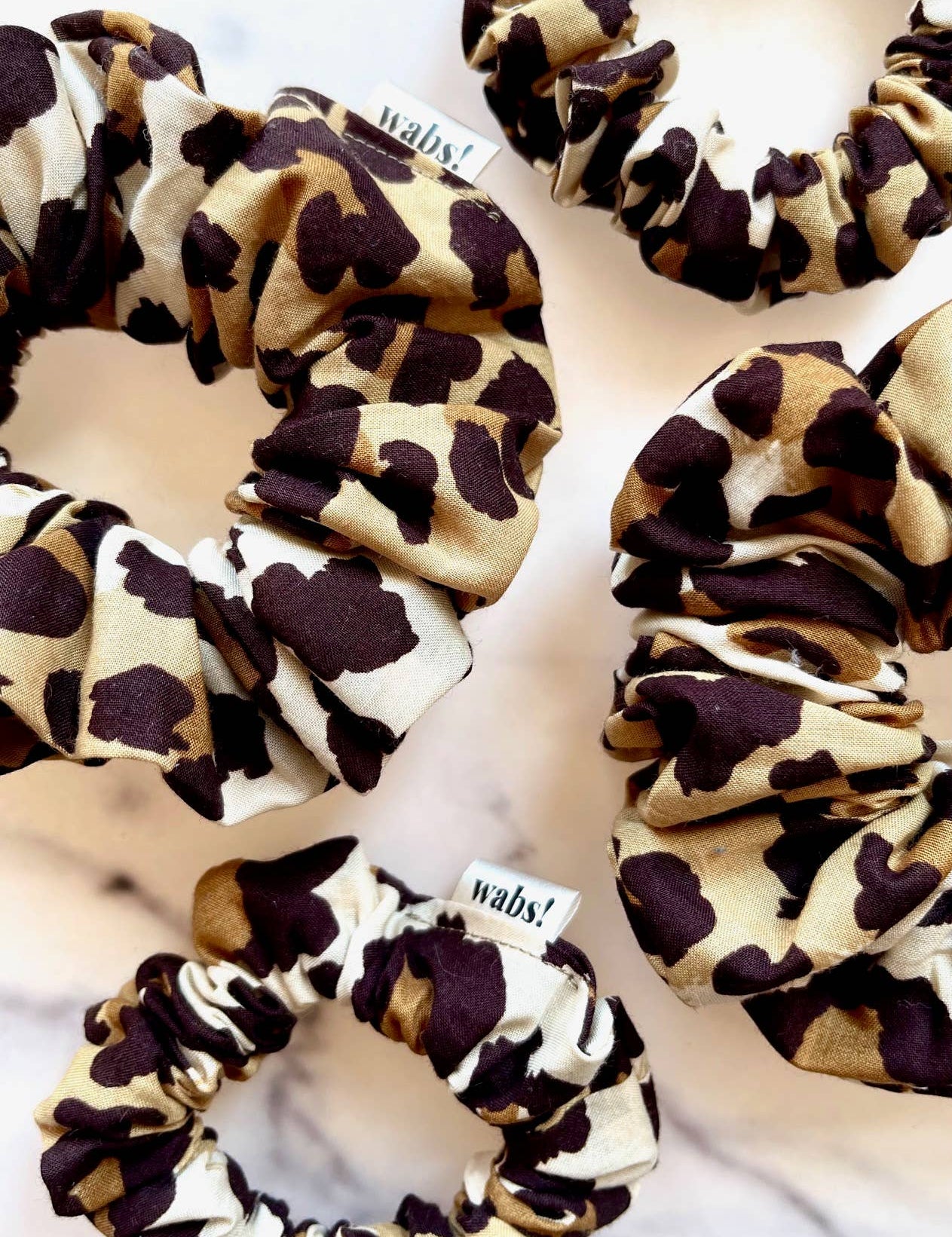 Leo Animal Print Scrunchie: Mini - Blossom Hair & Fashion