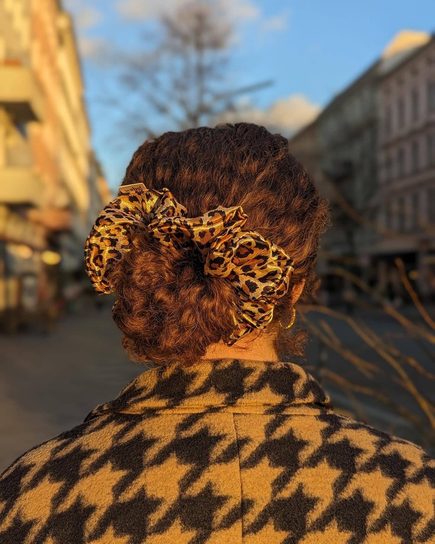 Leo Satin Scrunchie: Mini - Blossom Hair & Fashion