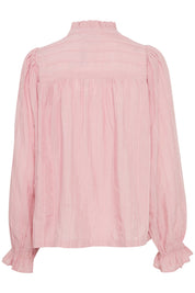 Romantische Bluse aus 100% Baumwolle in Rosa - Blossom Hair & Fashion