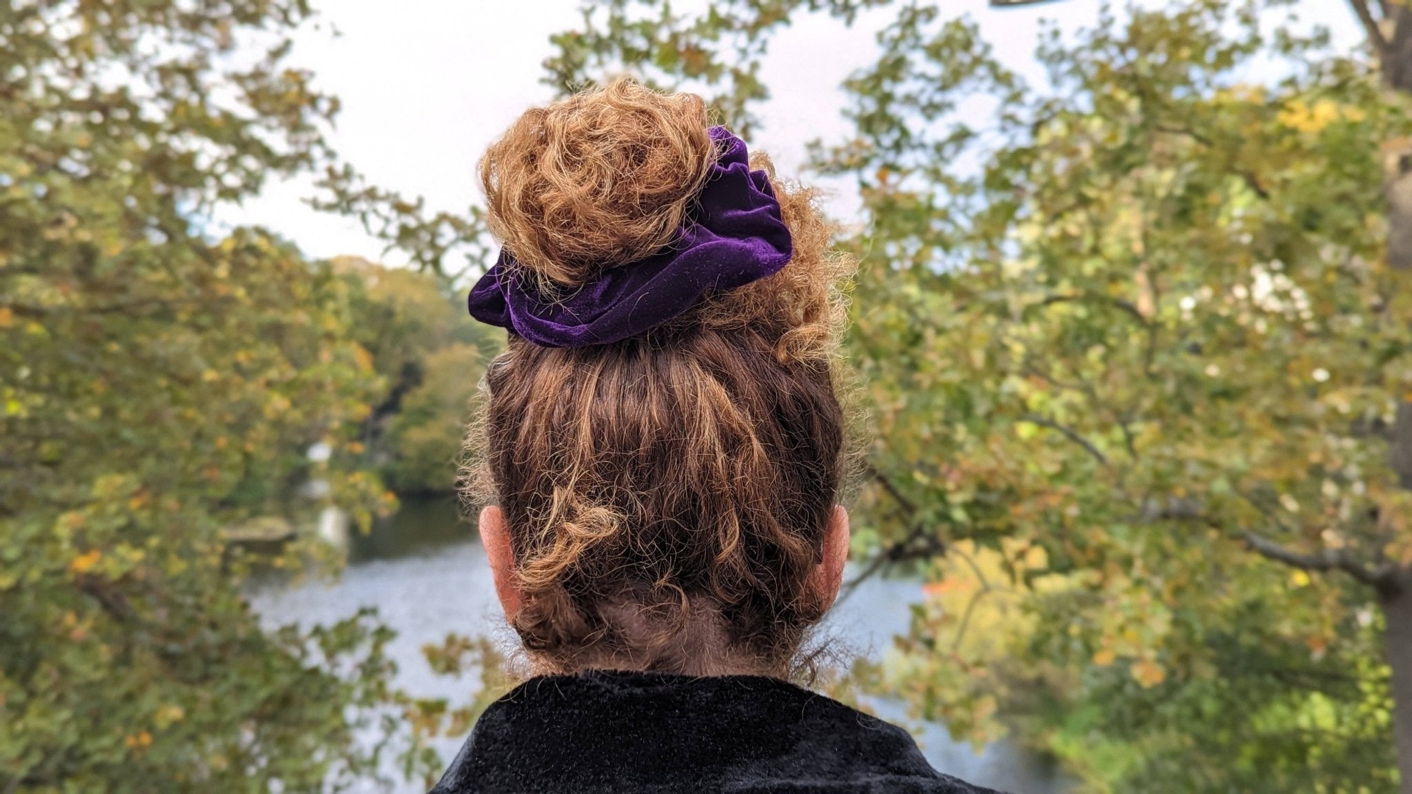 Violet Velvet Scrunchie: Mini - Blossom Hair & Fashion